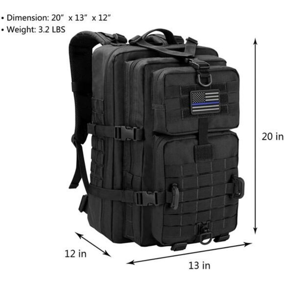 Tactical Backpack MOLLE Assault Pack Military Camping Hiking Bug Out Bag - Picture 2 of 7